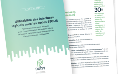 Utilisabilité des interfaces logiciels avec les socles SEGUR (e-santé)